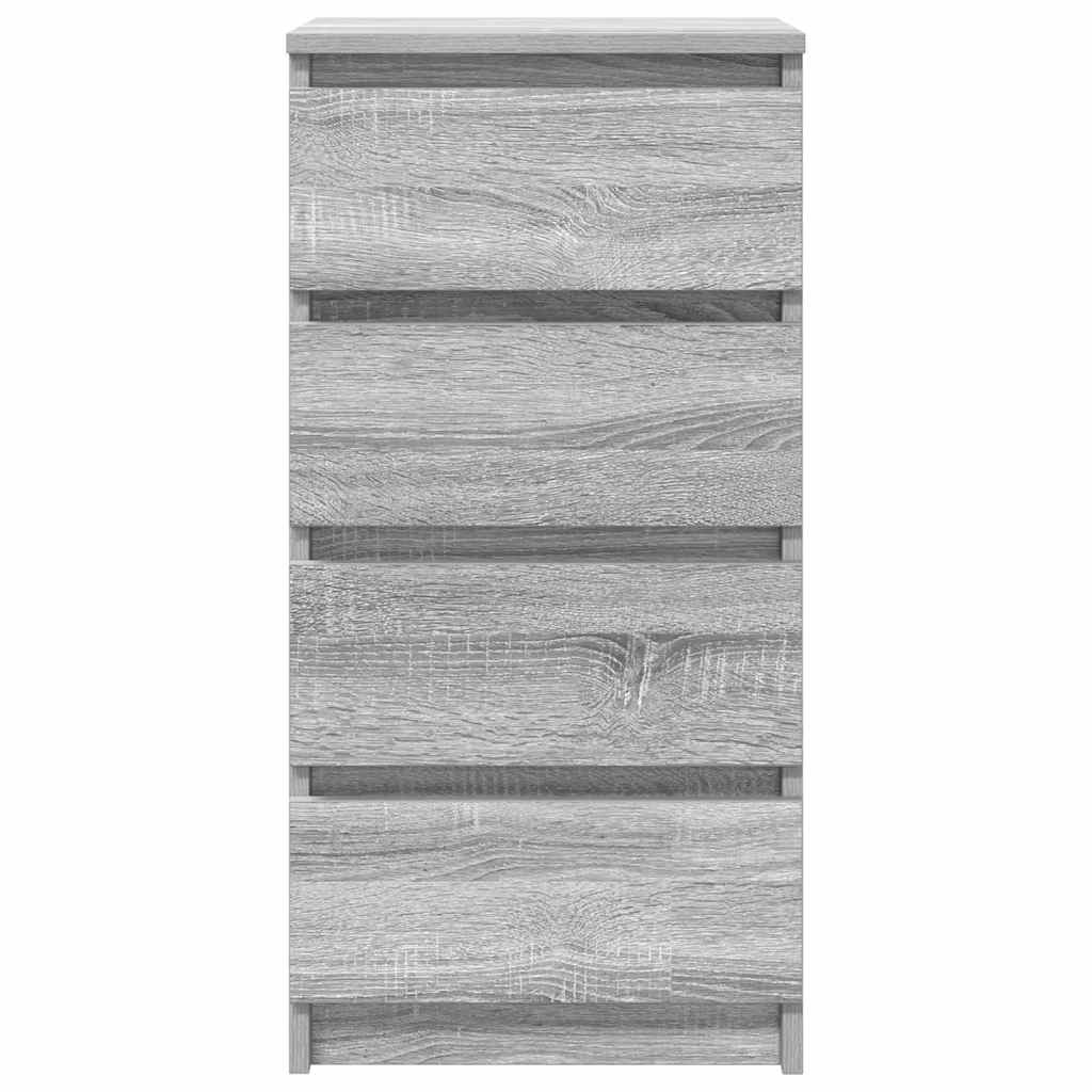 vidaXL Sideboard Grey Sonoma 37.5x35x76 cm Engineered Wood 6