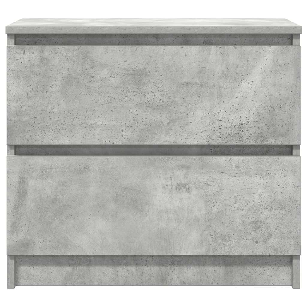 vidaXL TV Cabinet Concrete Grey 60x35x54 cm Engineered Wood 6