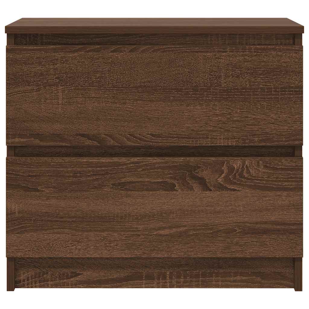 vidaXL TV Cabinet Brown Oak 60x35x54 cm Engineered Wood 6