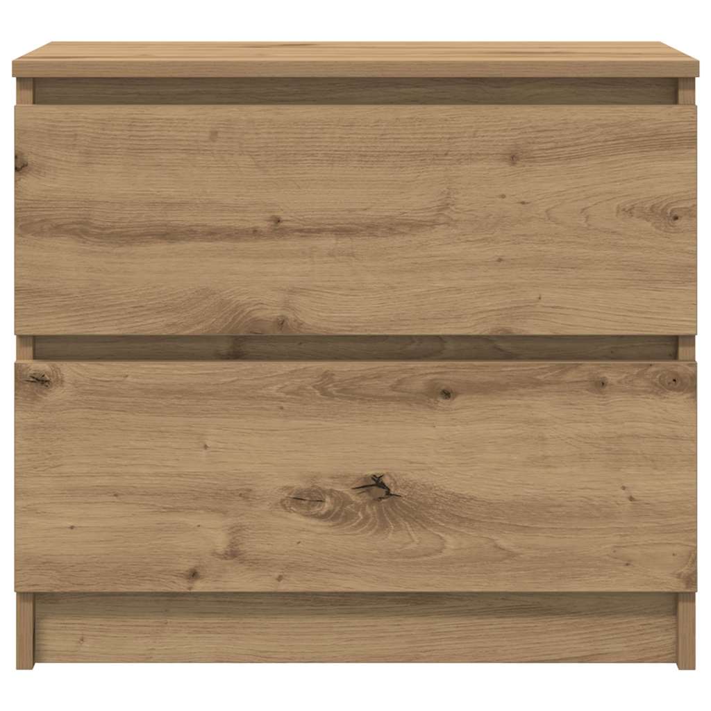 vidaXL TV Cabinet Artisan Oak 60x35x54 cm Engineered Wood 6