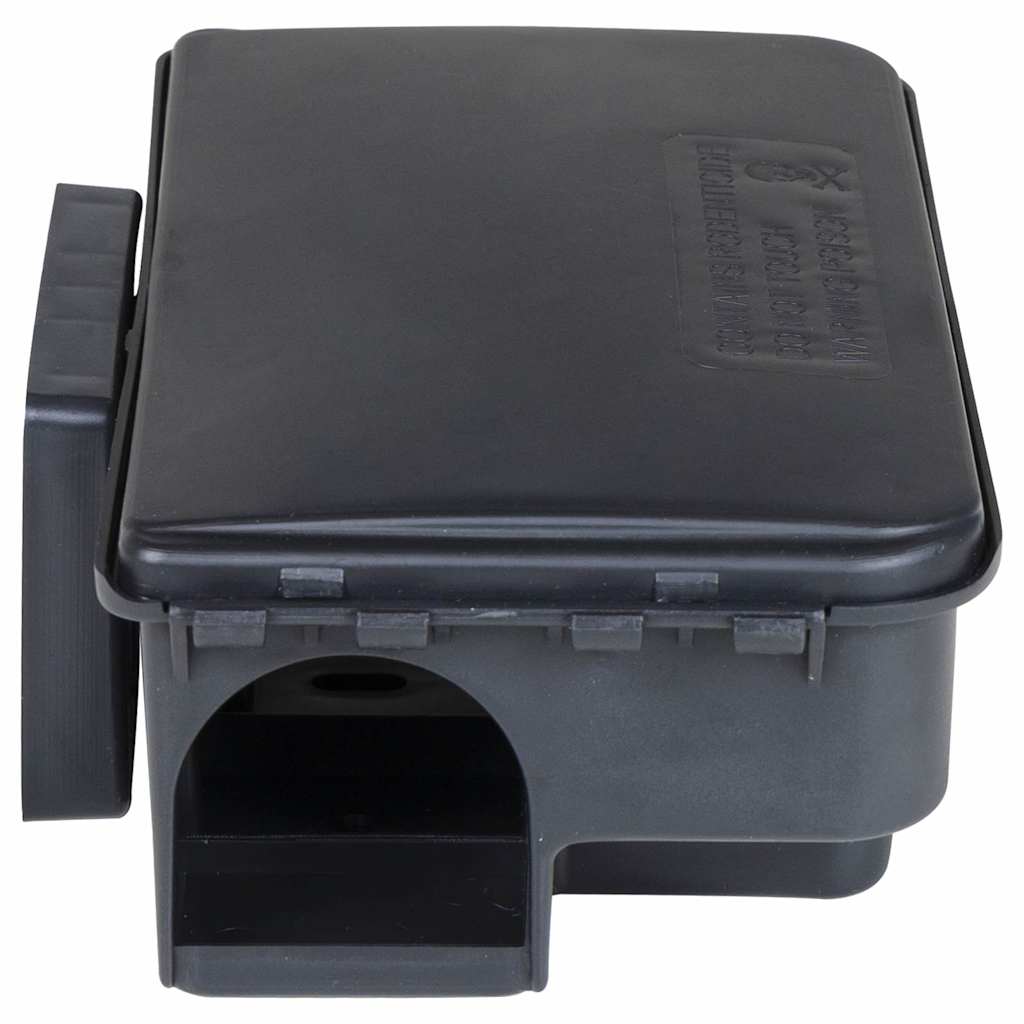 vidaXL Mouse Traps 12 pcs Black 22x12.5x7.5 cm 6