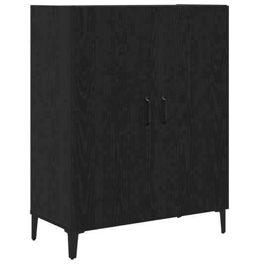 vidaXL Sideboard Black Oak 69,5x34x90 cm Engineered Wood 2