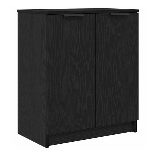 Shoe Cabinet 59x35x70 cm Engineered Wood Black oak