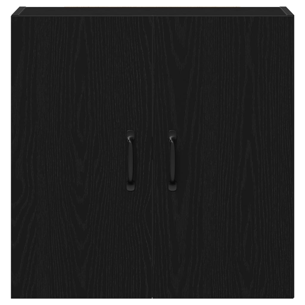 vidaXL Wall Cabinet Black Oak 60x31x60 cm Engineered Wood 6