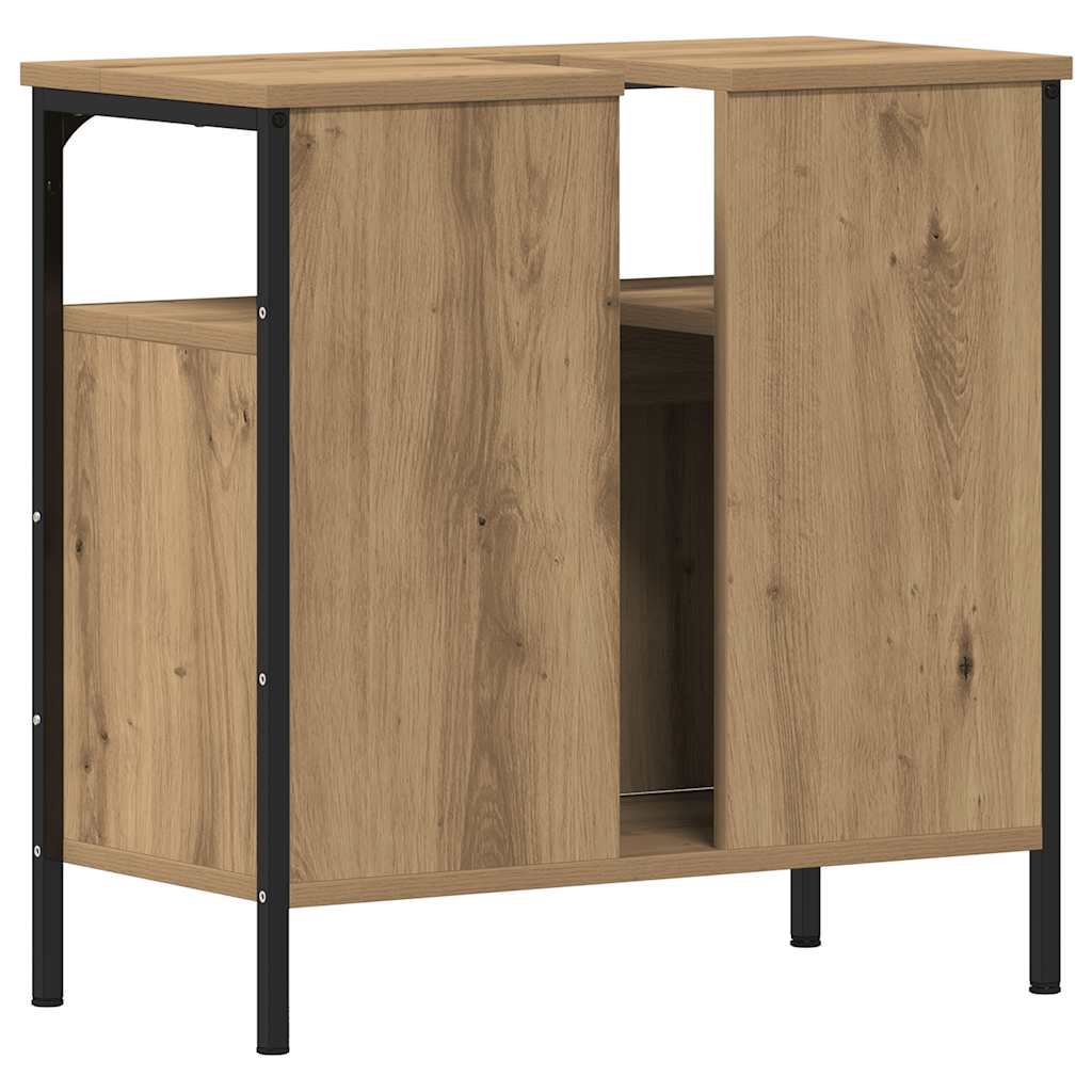 vidaXL Bathroom Sink Cabinet Artisan Oak 60x30x60 cm Engineered Wood 6