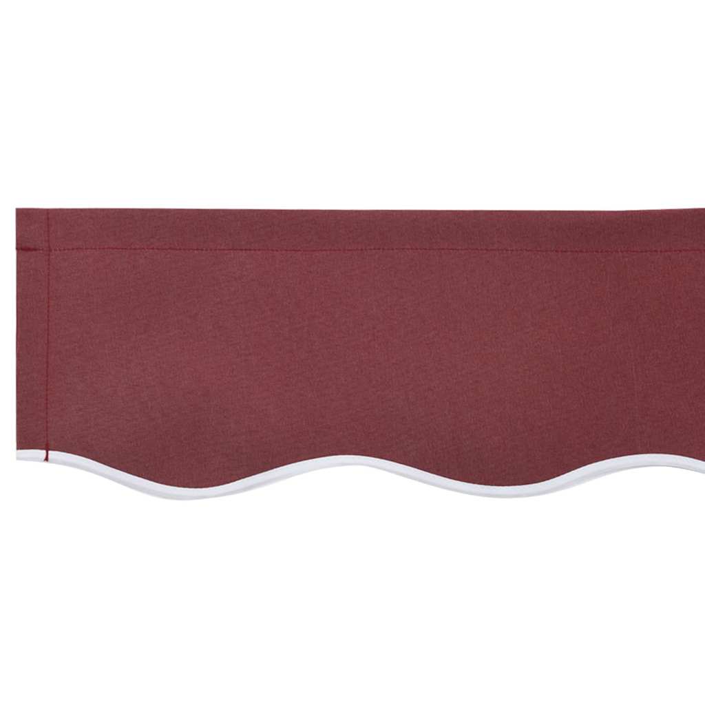 vidaXL Awning Canopy Replacement for 3.5x2 m Burgundy Red Polyester 6
