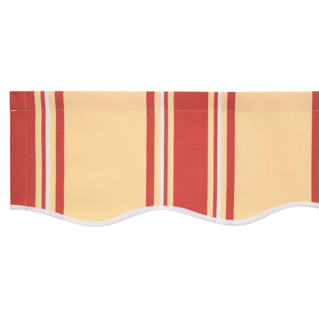 vidaXL Awning Canopy Replacement for 4x2 m Yellow & Orange Stripe 6