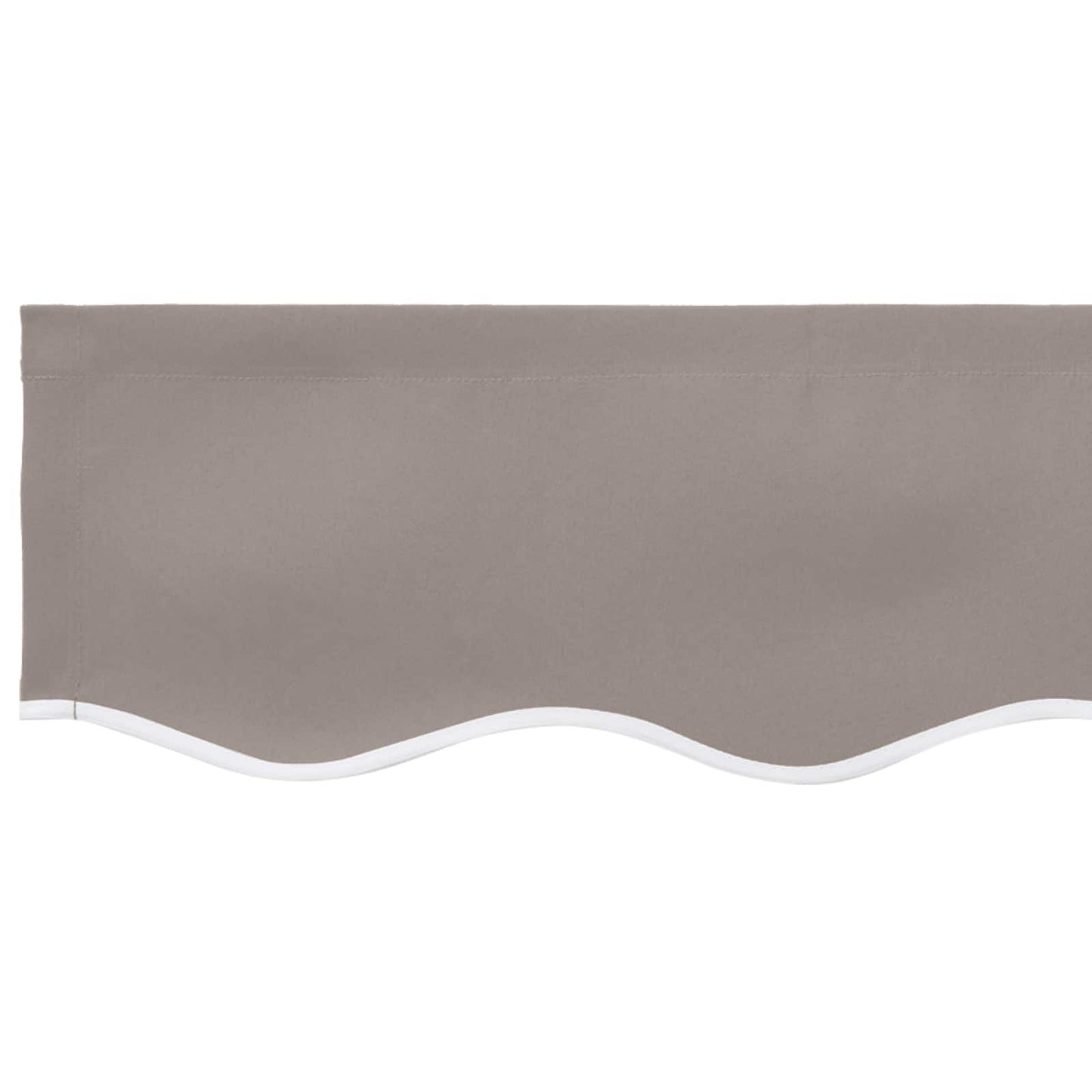 vidaXL Awning Canopy Replacement for 3x2.5 m Light Grey Polyester 6