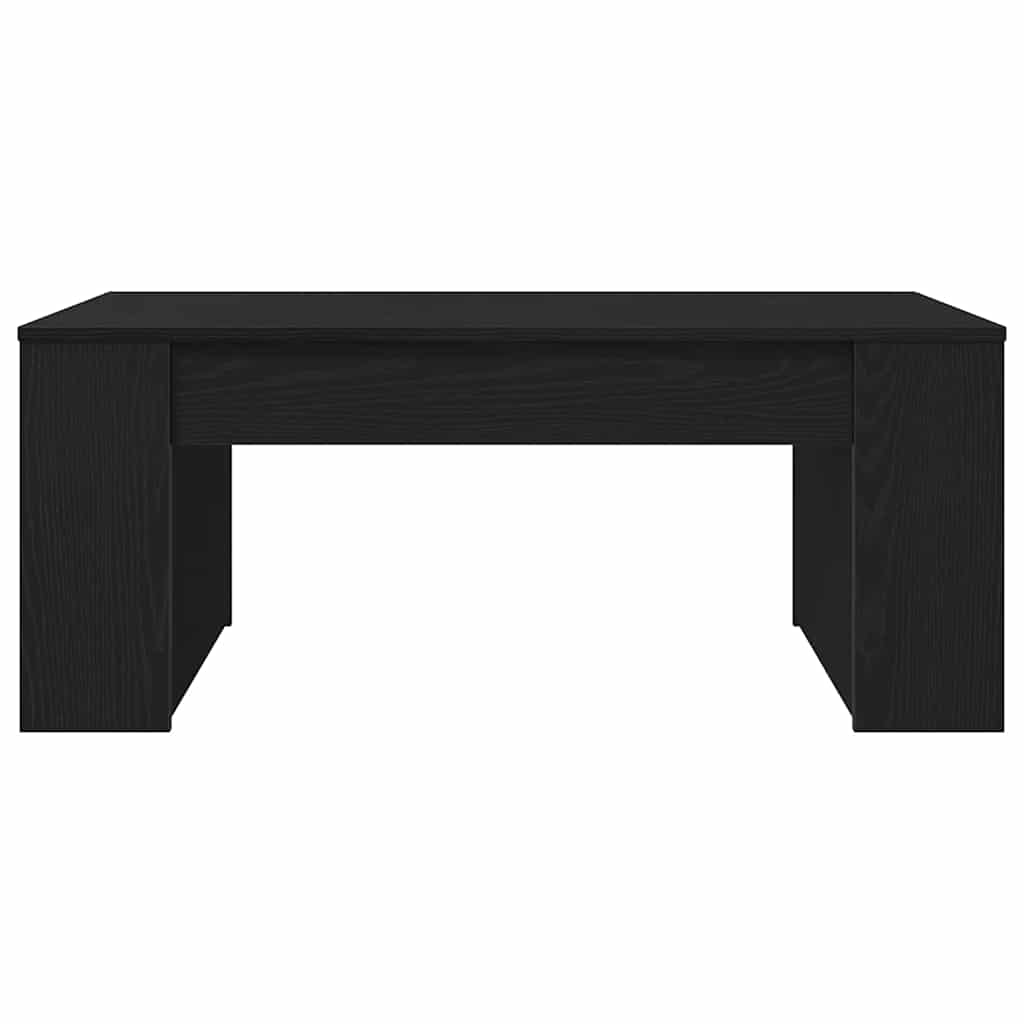 vidaXL Coffee Table Black Oak 102 x 55 x 42 cm Engineered Wood 6