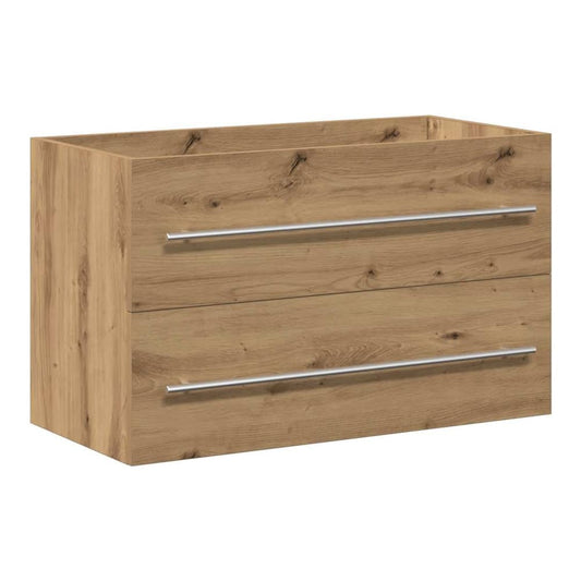 Sink Cabinet 80x38,5x48 cm Engineered Wood 80 x 38.5 x 48 cm Artisan oak