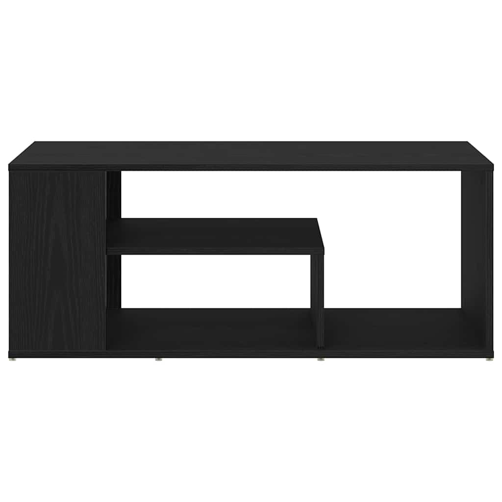 vidaXL Coffee Table Black Oak 100 x 50 x 40 cm Engineered Wood 6