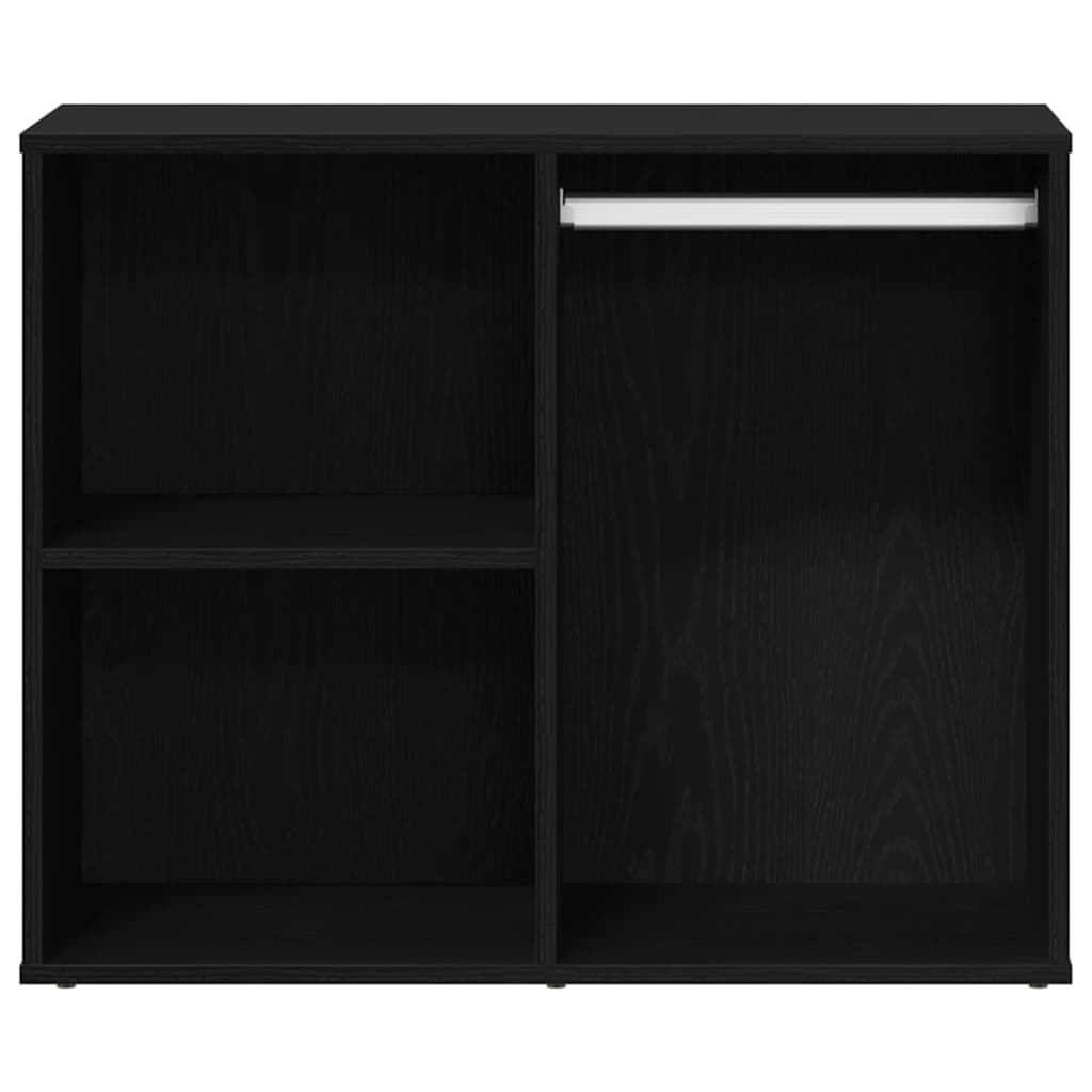 vidaXL Cosmetic Cabinet Black Oak 80 x 40 x 65 cm Engineered Wood 6