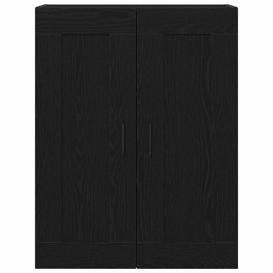 vidaXL Wall-mounted Cabinet Black Oak 69.5 x 34 x 90 cm 2