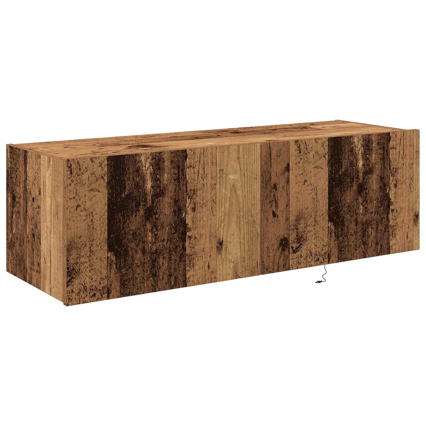vidaXL TV Wall Cabinet 2 pcs Old Wood Engineered Wood 6