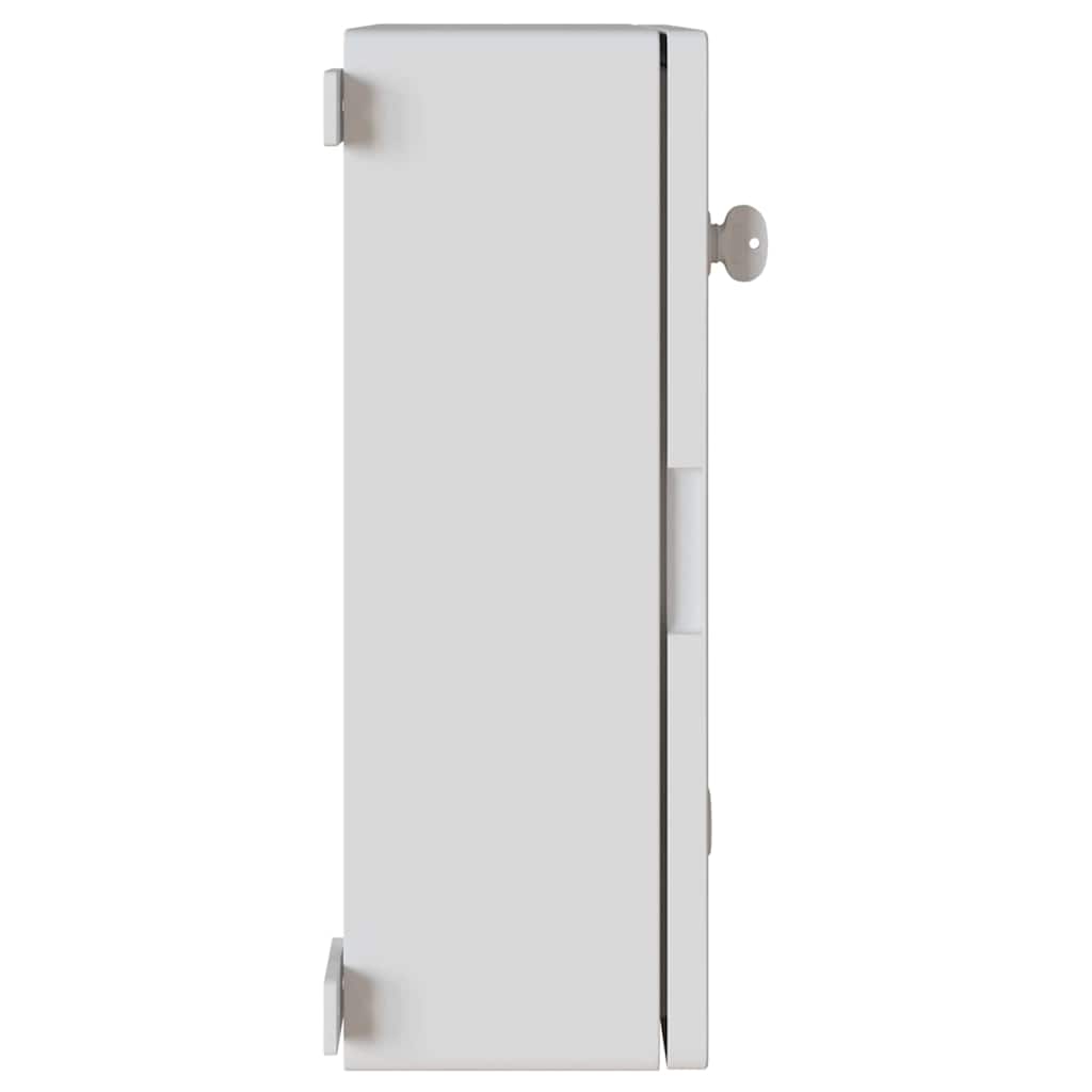 vidaXL Control Cabinet Grey 47 x 17.5 x 50 cm ABS Plastic 6
