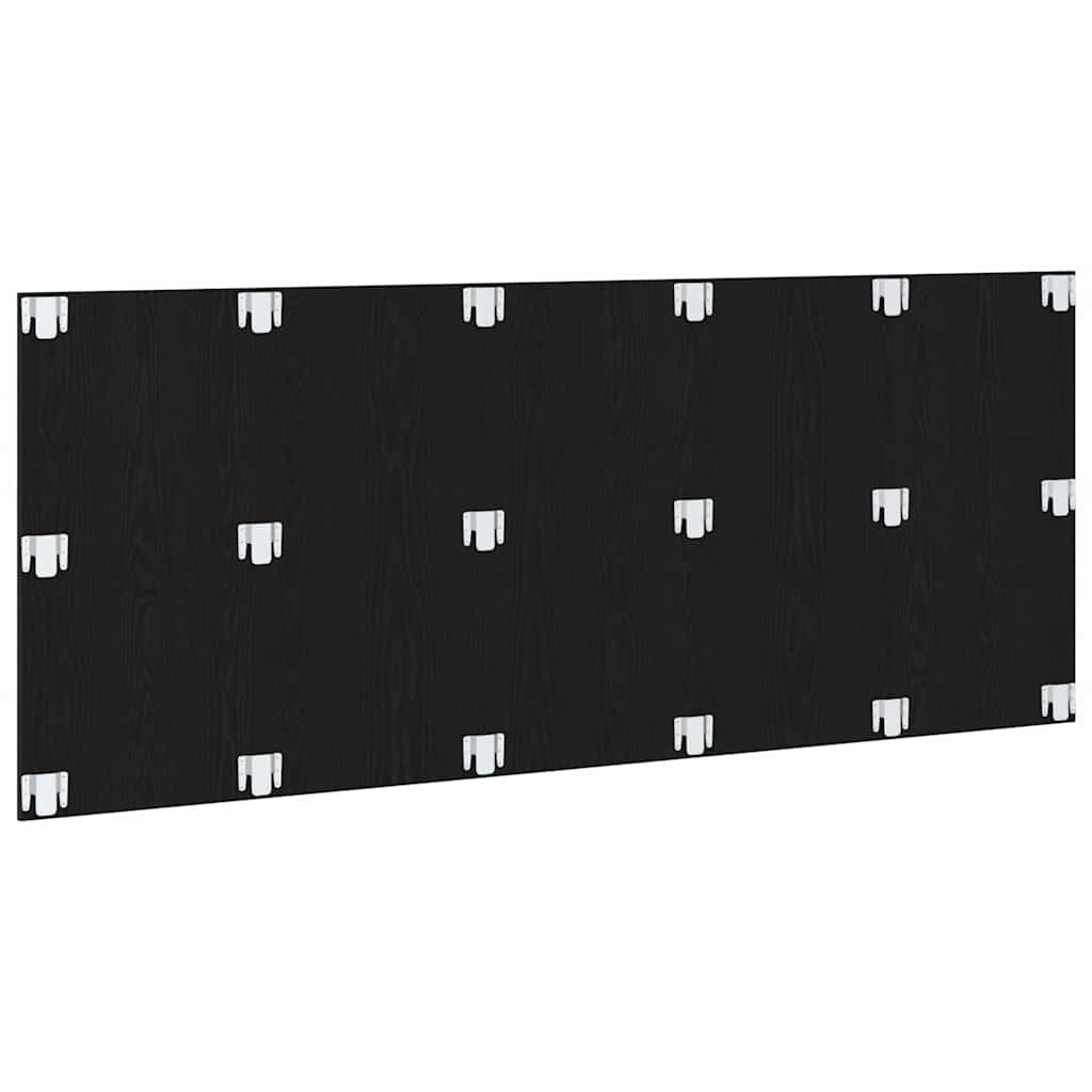 vidaXL Bed Headboard Black Oak Engineered Wood 6