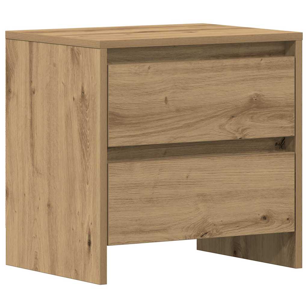 vidaXL Bedside Cabinet 2 pcs Artisan Oak 45 x 34 x 44.5 cm 6