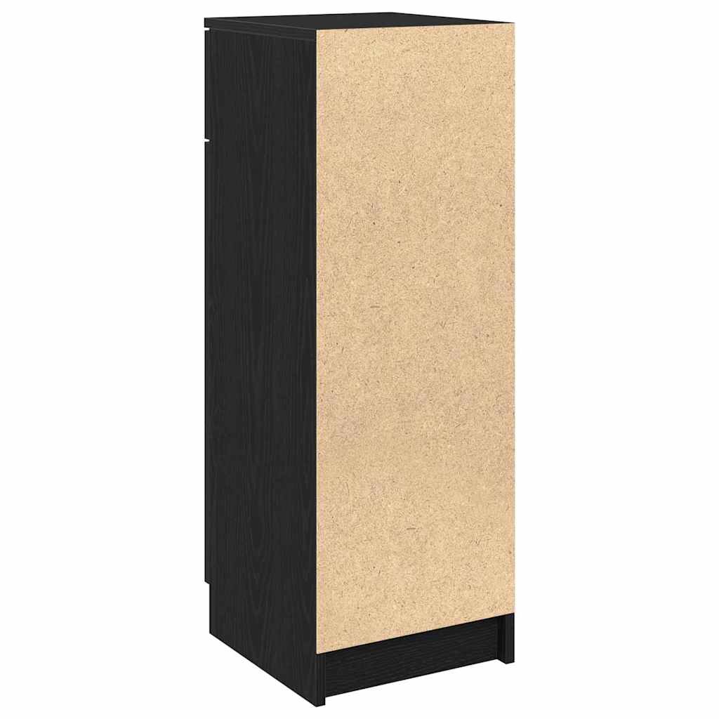 vidaXL Bathroom Cabinet Black oak 32 x 34 x 90 cm Engineered wood 6