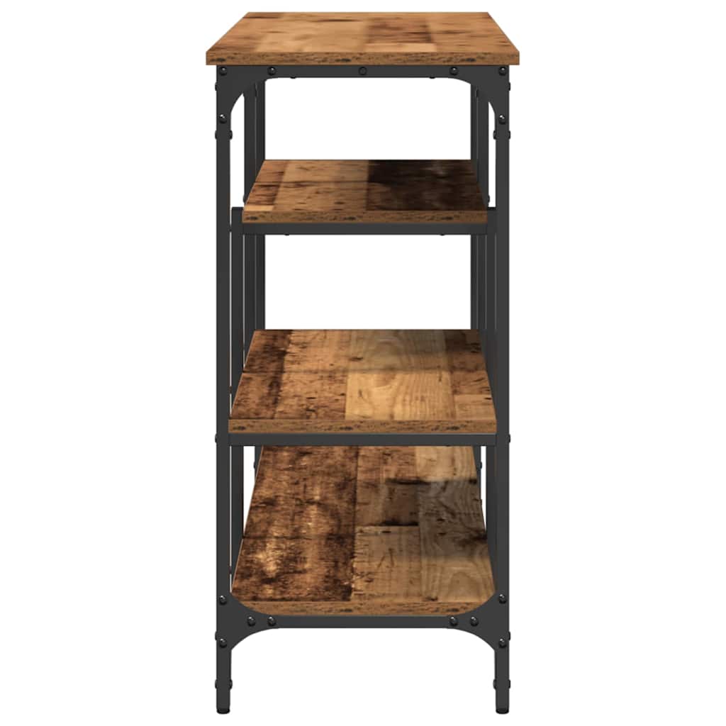 vidaXL Console Table Old wood 100 x 35 x 75 cm 6