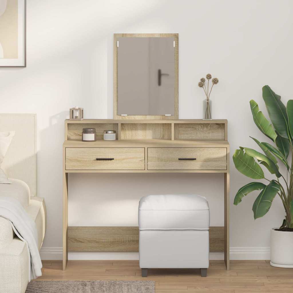 vidaXL Dressing Table Engineered Wood 100 x 41 x 140 cm