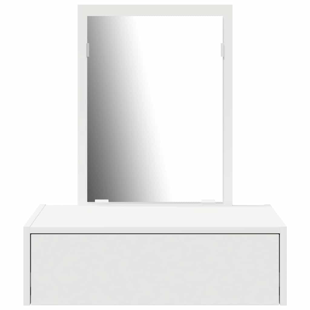 vidaXL Dressing Table White 60 x 40 x 70 cm Engineered Wood 6