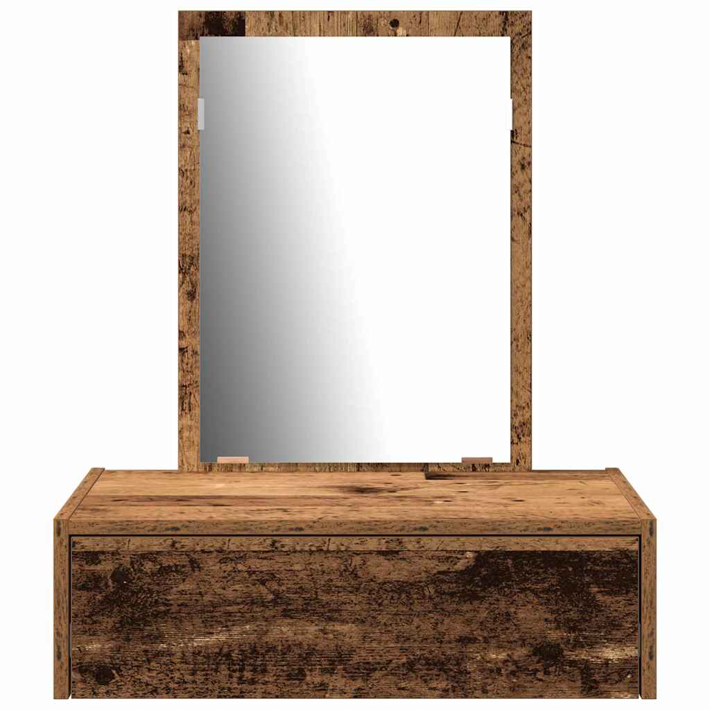vidaXL Dressing Table Brown 60 x 40 x 70 cm Engineered Wood 6