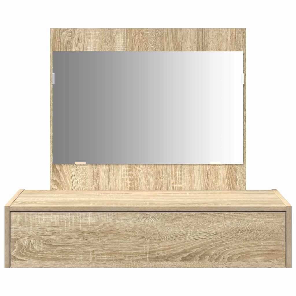 vidaXL Dressing Table Brown 83 x 40 x 70 cm Engineered Wood 6