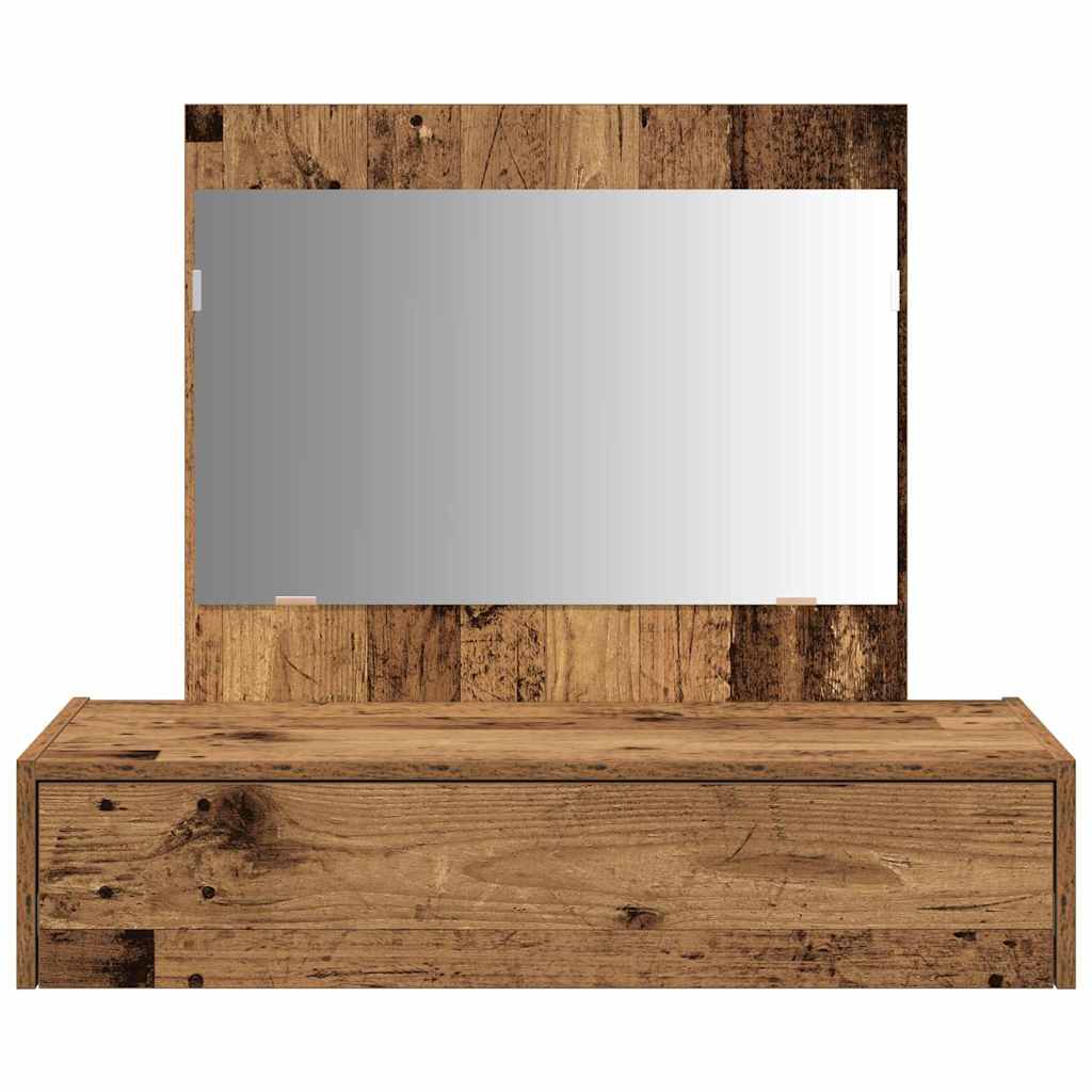 vidaXL Dressing Table Brown 83 x 40 x 70 cm Engineered Wood 6