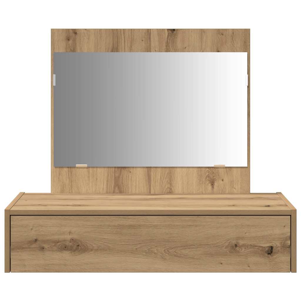 vidaXL Dressing Table Brown 83 x 40 x 70 cm Engineered Wood 6