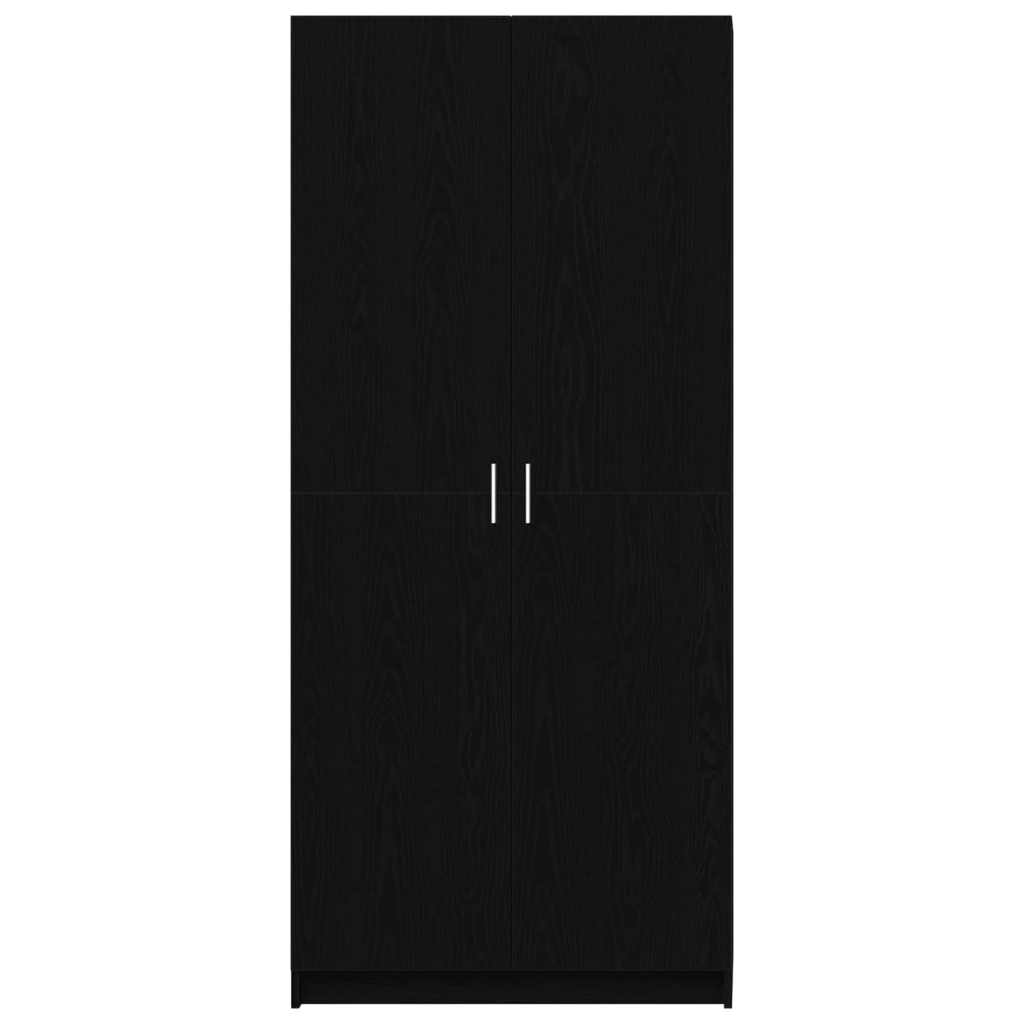 vidaXL Wardrobe Black Oak 80 x 50.5 x 180 cm Engineered Wood 6