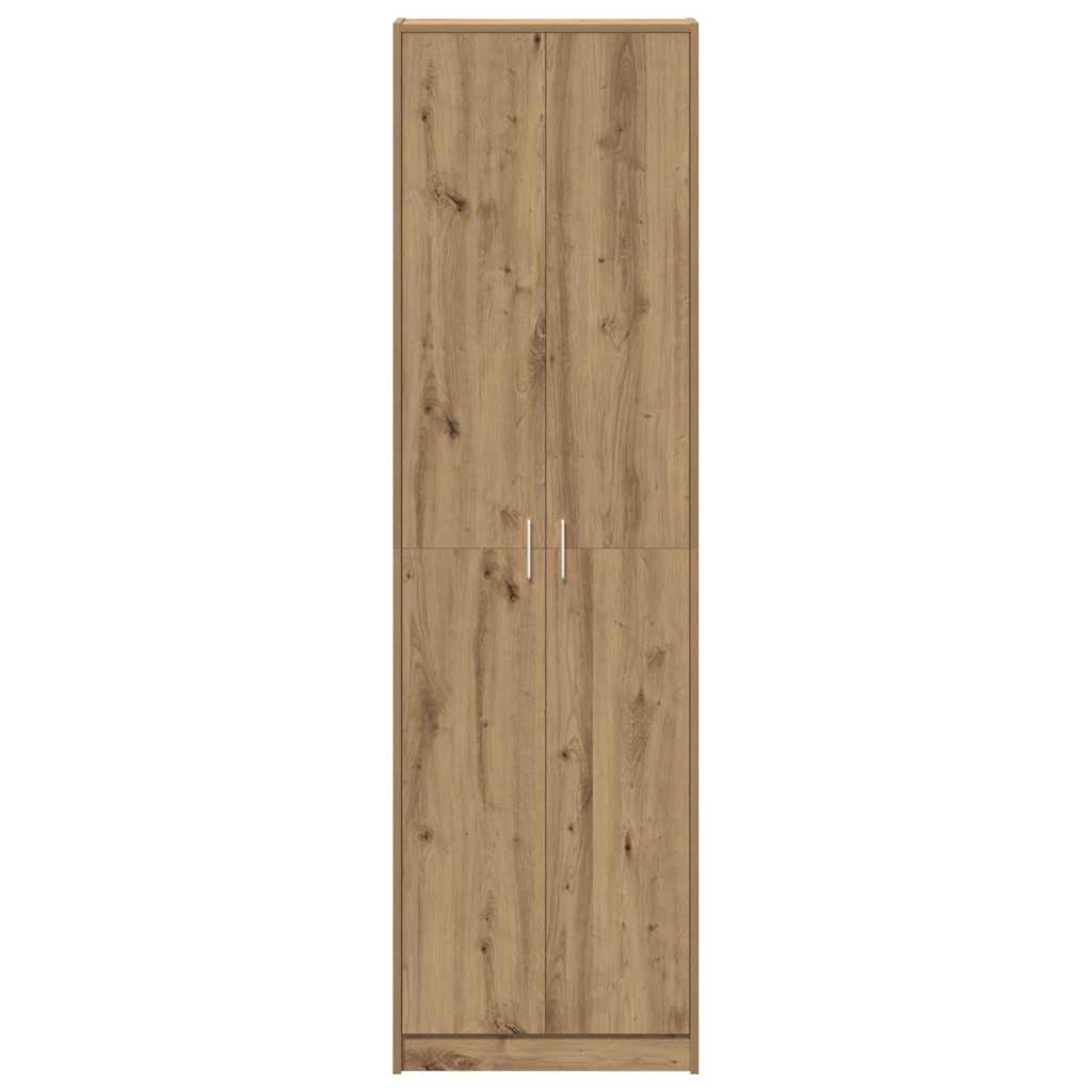 vidaXL Wardrobe Artisan Oak 55 x 25 x 189 cm Engineered Wood 6