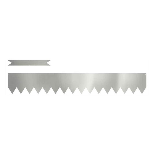 Lawn Edging 100 x 0.05 x 15 cm Cold Rolled Steel 100 x 15 cm 20 Galvanised steel