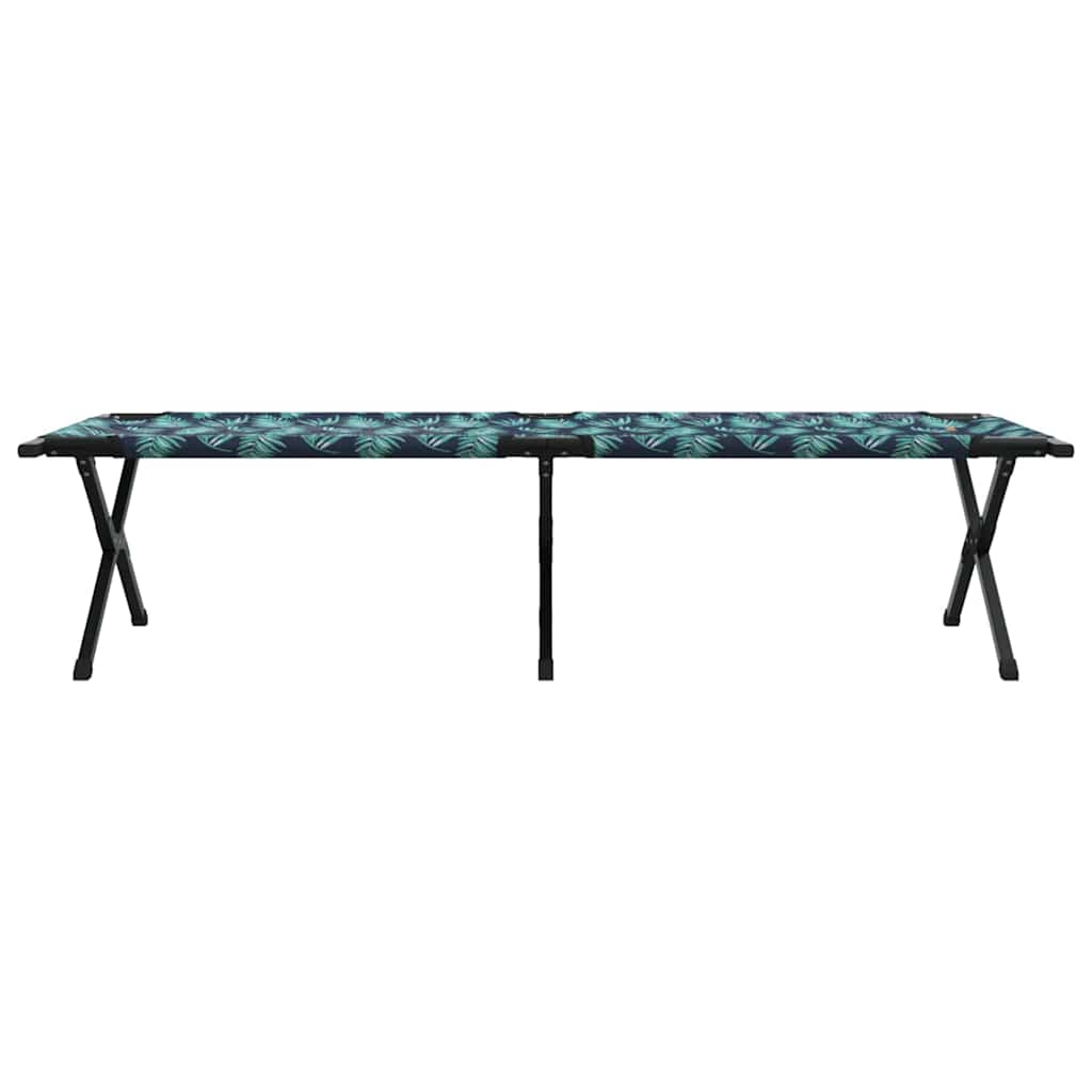 vidaXL Folding Camping Bed Leaf Forest 193 x 69 x 45 cm Oxford fabric 6