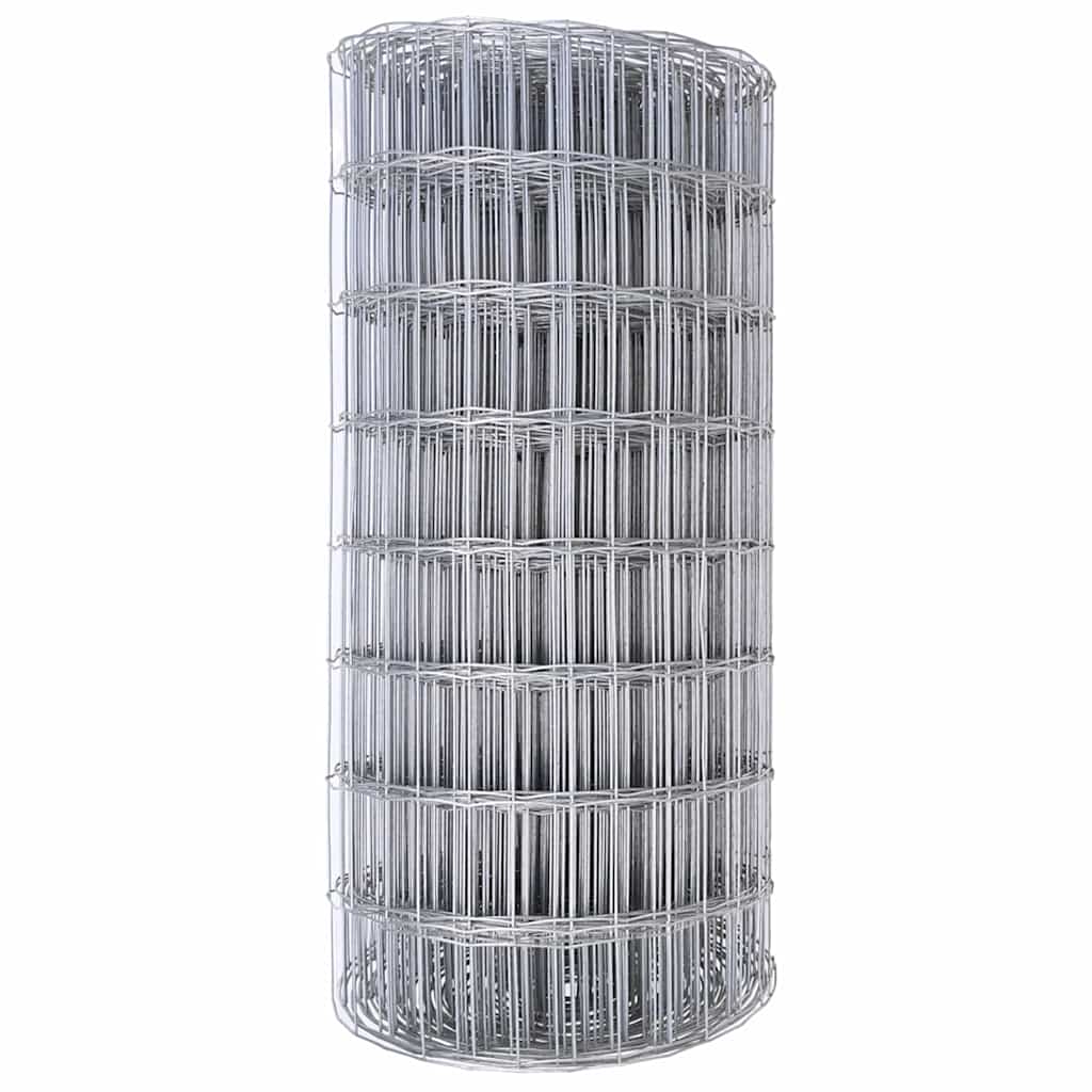 vidaXL Euro Fence 0.8 x 25 m PVC-coated iron 6