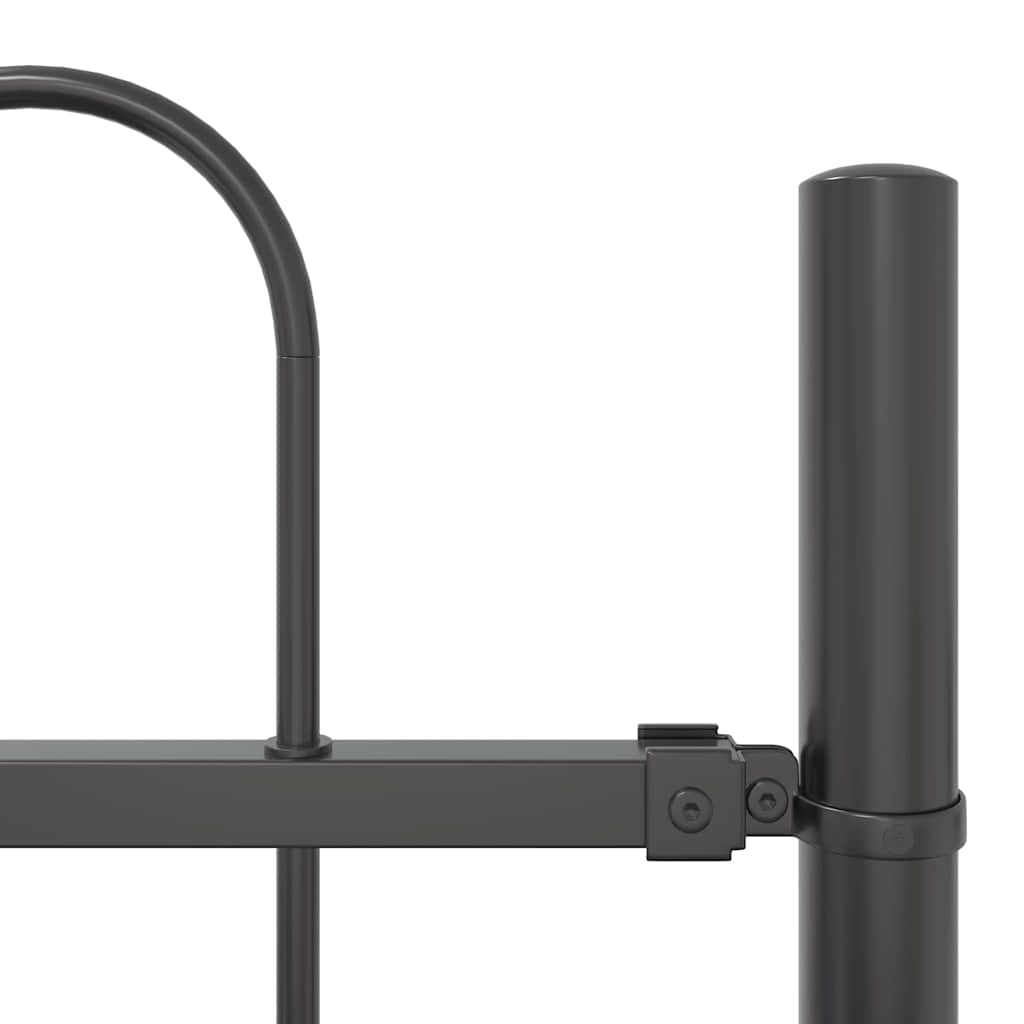 vidaXL Garden Fence BOXTEL 1.7 x 1.5 m Powder-coated Steel Grey 6