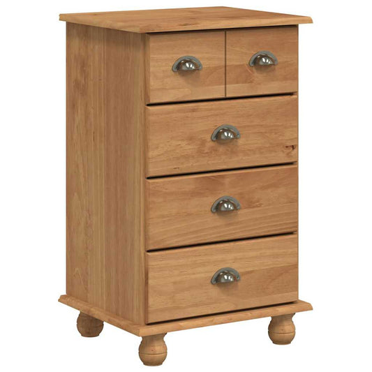 vidaXL Chest of Drawer 5-Drawer ASKIM Brown 48.5 x 40 x 79 cm 2