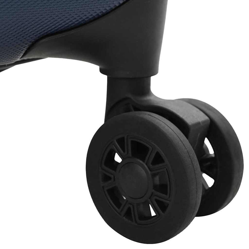 vidaXL Suitcase Folding Dark blue 50 x 30 x 76 cm ABS Plastic 6
