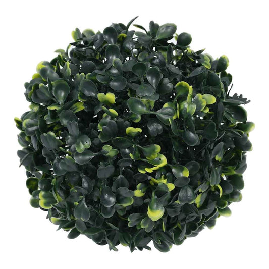 Artificial Boxwood Balls with LED Lights 2 pcs Green 12 cm