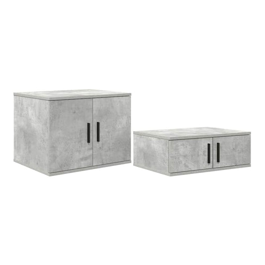 Storage Cabinet Concrete grey
