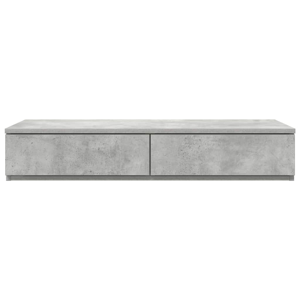 vidaXL Bed Drawers Concrete Grey 100 x 36.5 x 16.5 cm Engineered Wood 6