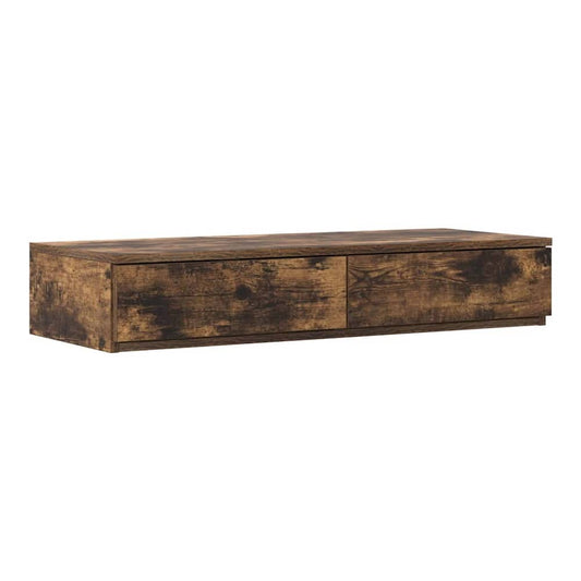Bed Drawers Engineered Wood Smoked oak 100 x 36.5 x 16.5 cm