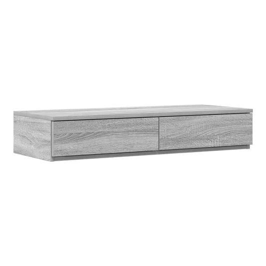 Bed Drawers Engineered Wood Grey Sonoma 100 x 36.5 x 16.5 cm