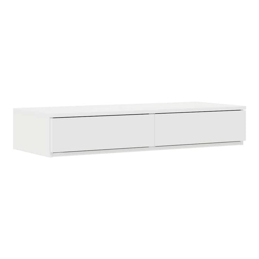 Bed Drawers Engineered Wood White