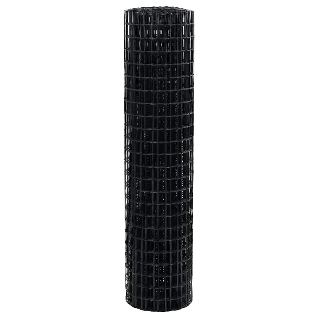 vidaXL Euro Fence 1.4 x 10 m PVC-coated iron Grey 6