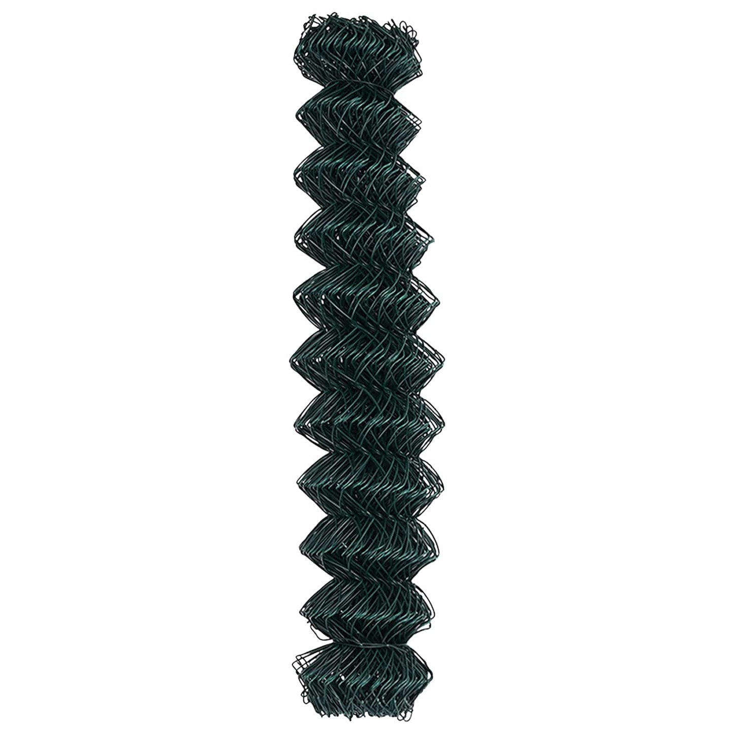 vidaXL Chain Link Fence 10 x 1.4 m Steel Green 6