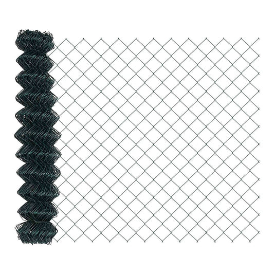 Chain Link Fence Steel Mesh size Green