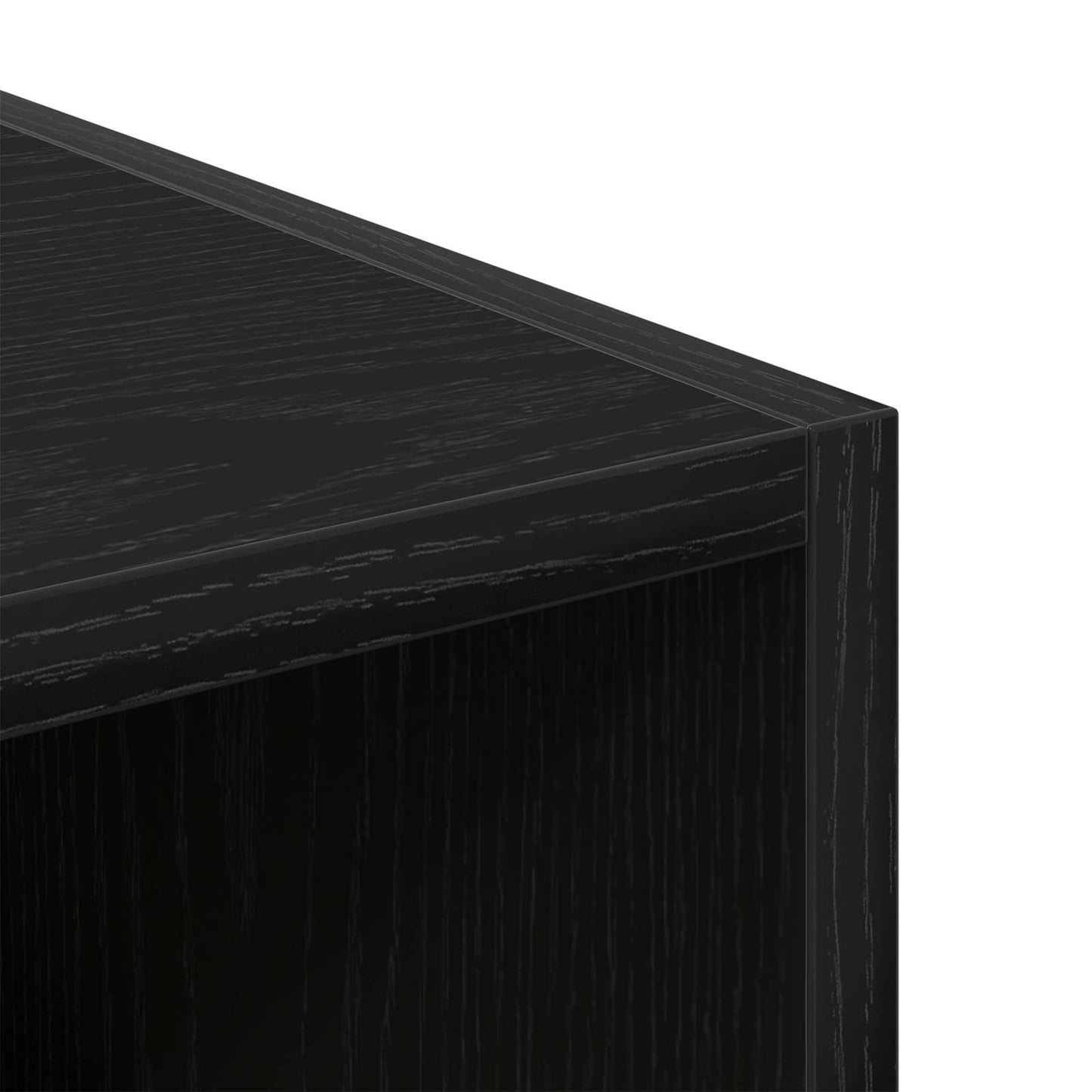 vidaXL Wardrobe Black Oak 30 x 50 x 200 cm Engineered Wood 6