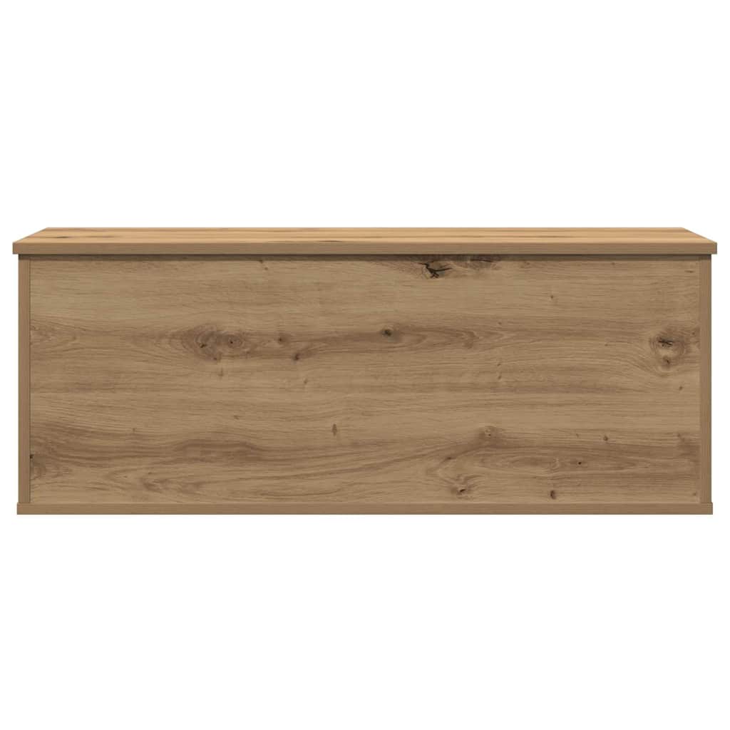 vidaXL Storage Box Artisan Oak 90 x 35 x 35 cm Engineered Wood 6