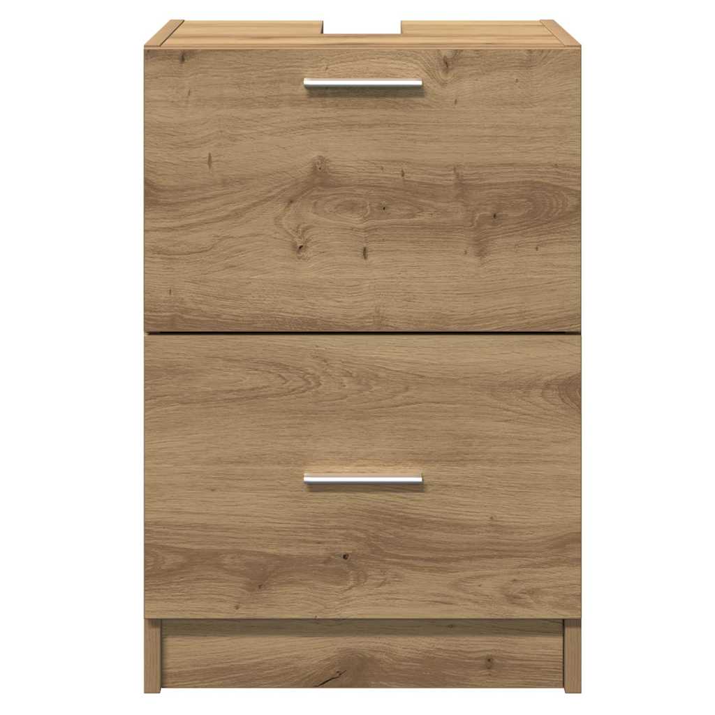 vidaXL Bathroom Cabinet Artisan Oak 40 x 37 x 59 cm Engineered wood 6