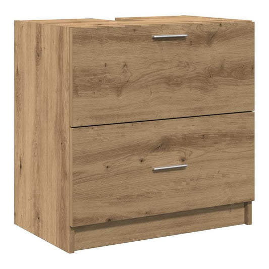 Sink Cabinet Engineered Wood 59 x 37 x 59 cm Artisan oak